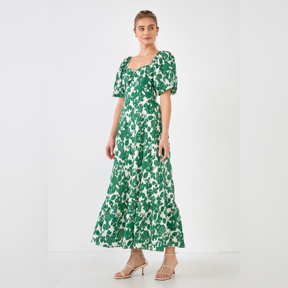 Free The Roses FLORAL PRINT MAXI DRESS - Picture 2 of 9
